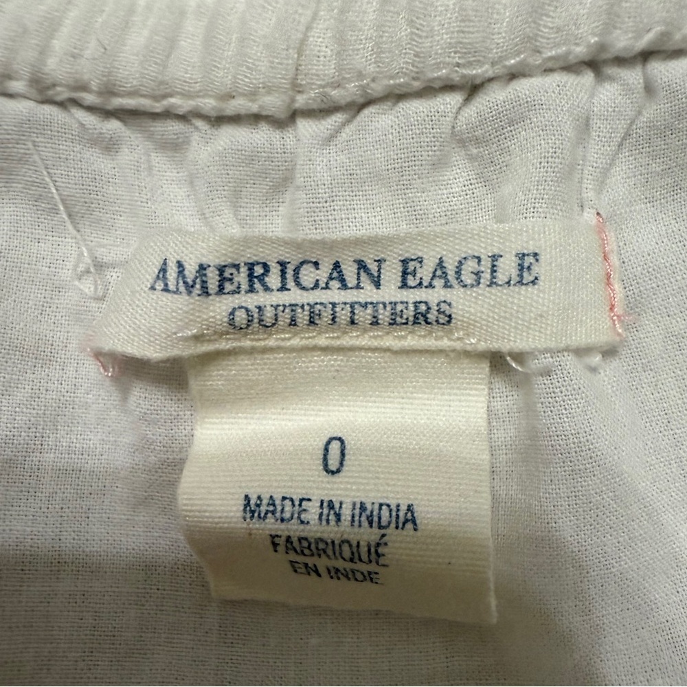 American eagle outfitters 100% cotton ruffle skirt size 0 measurements posted. - Picture 8 of 9